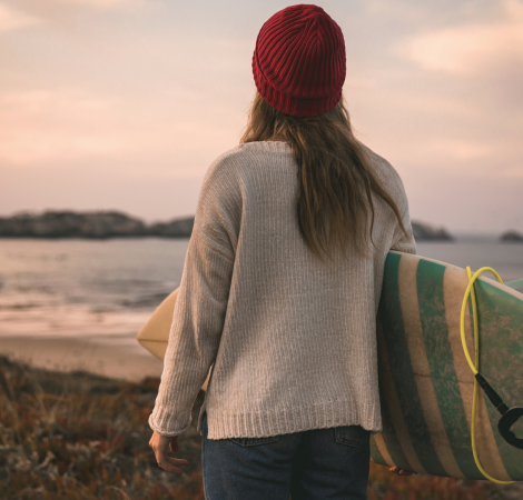 Surfer girl Baleal / Peniche